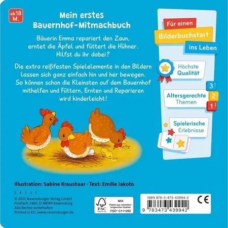 Ravensburger Komm, hilf mit! Auf dem Bauernhof