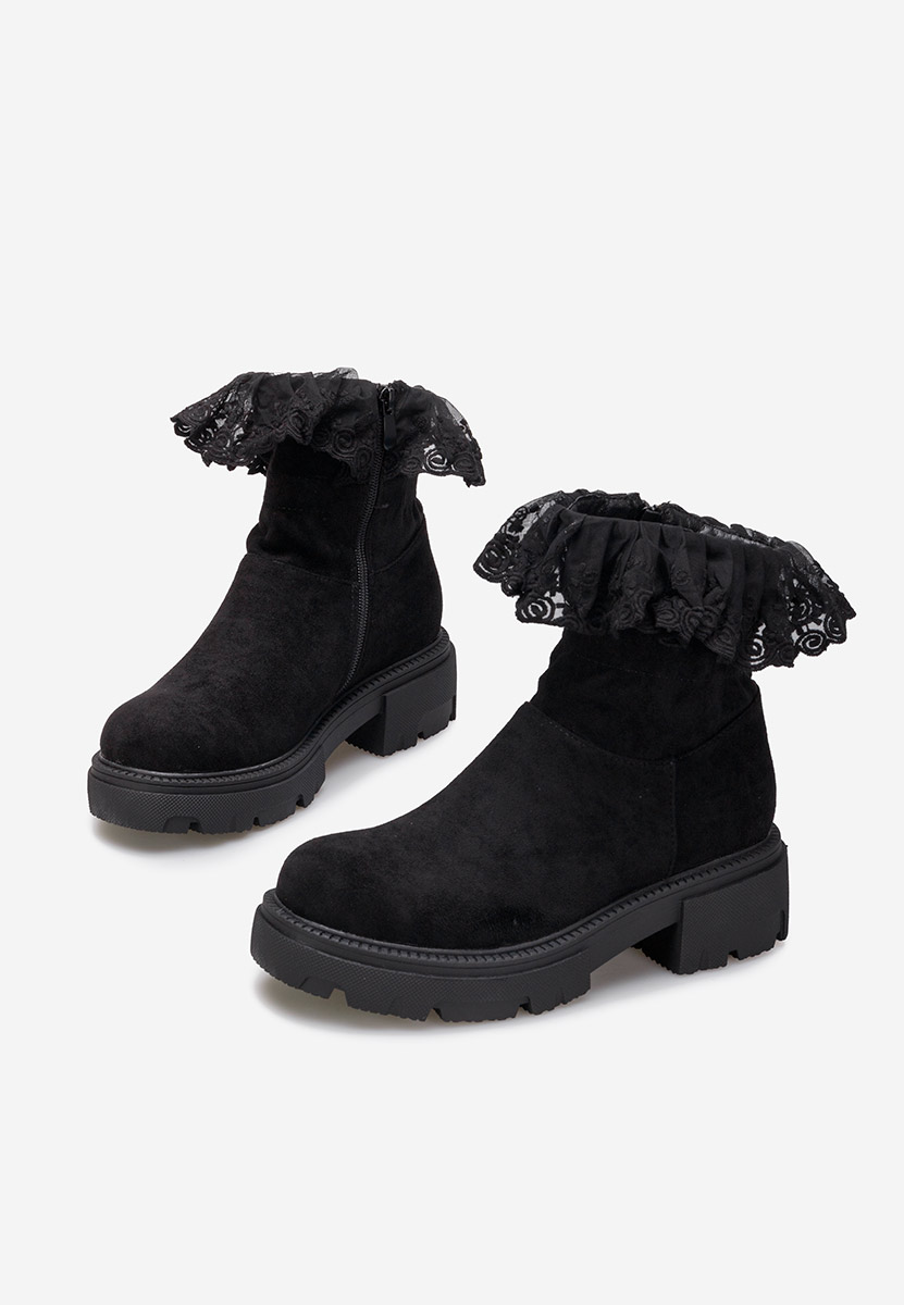 Bottines femme noires Menaira