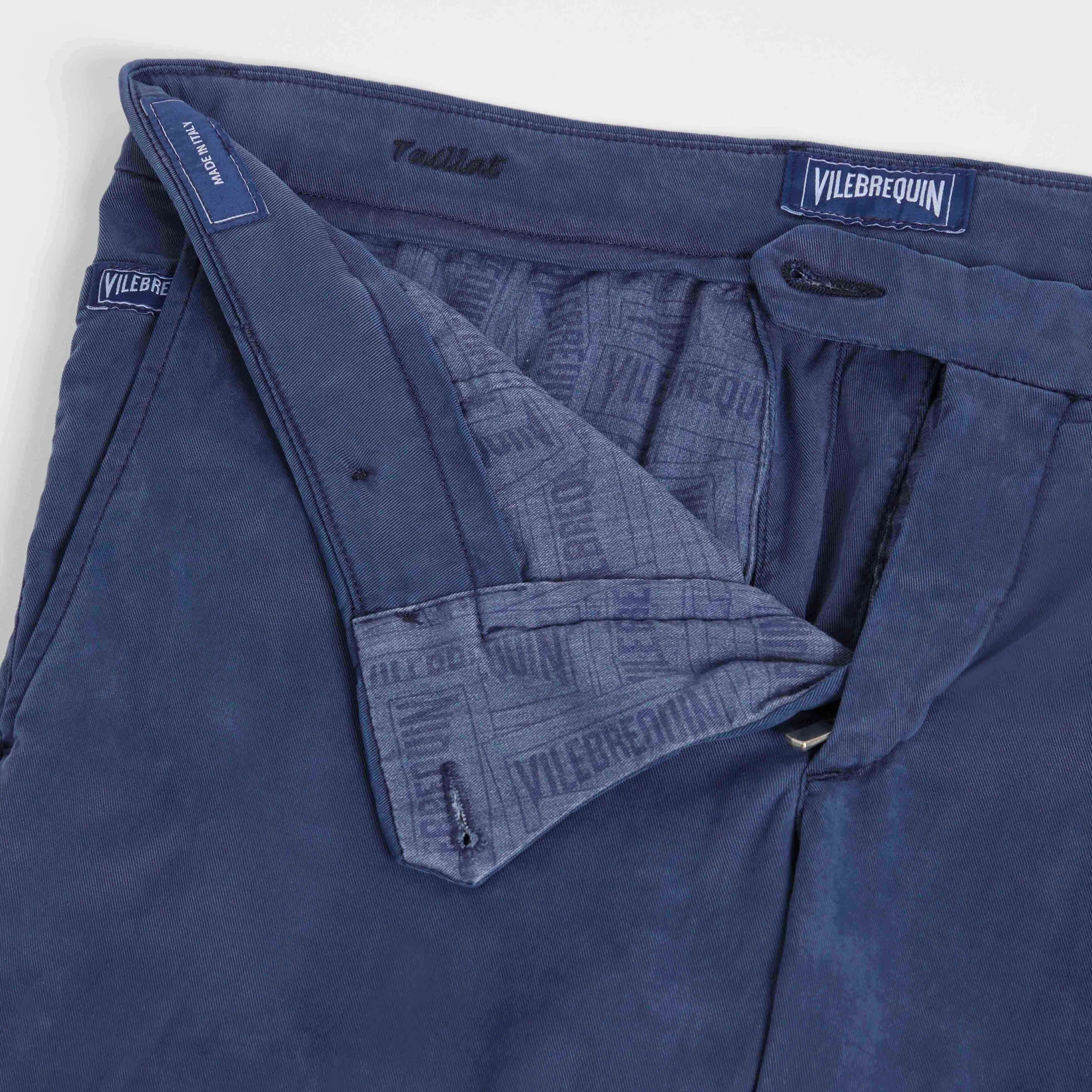 Pantalon Chino en Cotton Tencel Homme Uni | Vêtements Vilebrequin