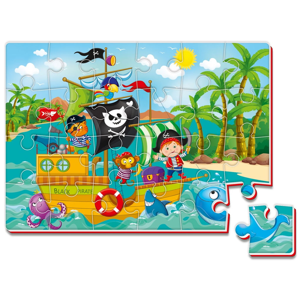 Roter KäferRoter Käfer   Schaumstoffpuzzle Piraten