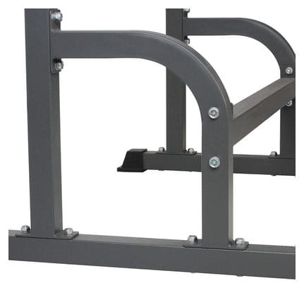 Support pour barres d'haltères longs et disques de poids capacité de charge env. 150 kg en acier 0701160