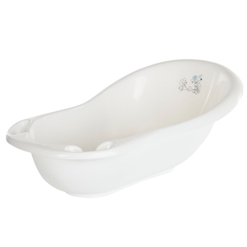 Baignoire avec bouchon de vidange Mickey & Minnie - Ecru