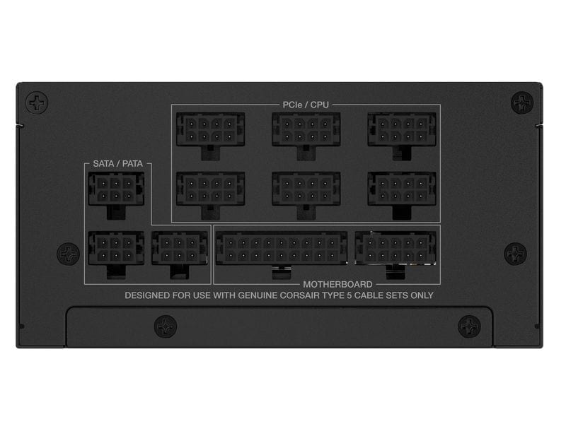 Corsair Netzteil SF1000 1000 W Vollmodulares SFX-Netzteil mit 80 PLUS Platinum-Zertifikat