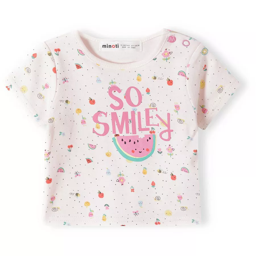 MINOTI 2er-Pack T-Shirts HellrosaWeiß