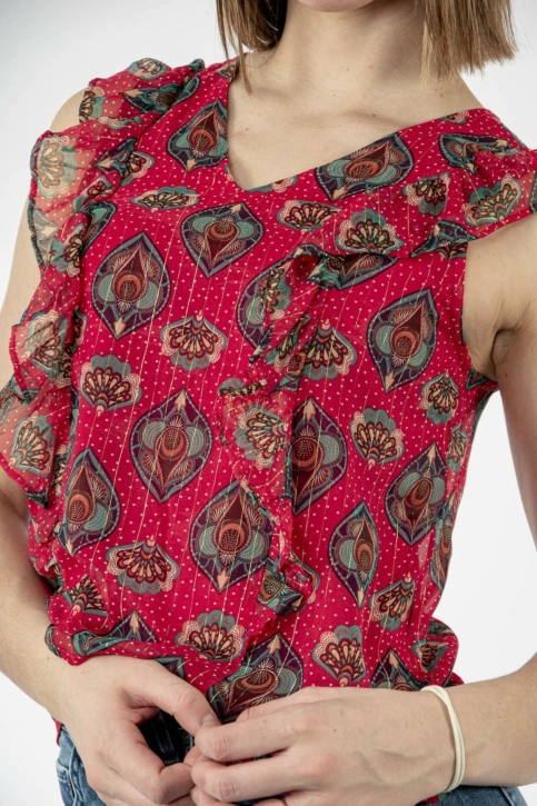 débardeurs Veromoda marbella rouge