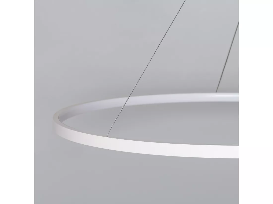 Suspension LED Métal 28W CCT Sélectionnable Big Ivalo Blanc