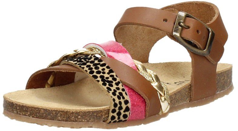 Keq Meiden Sandalen cognac