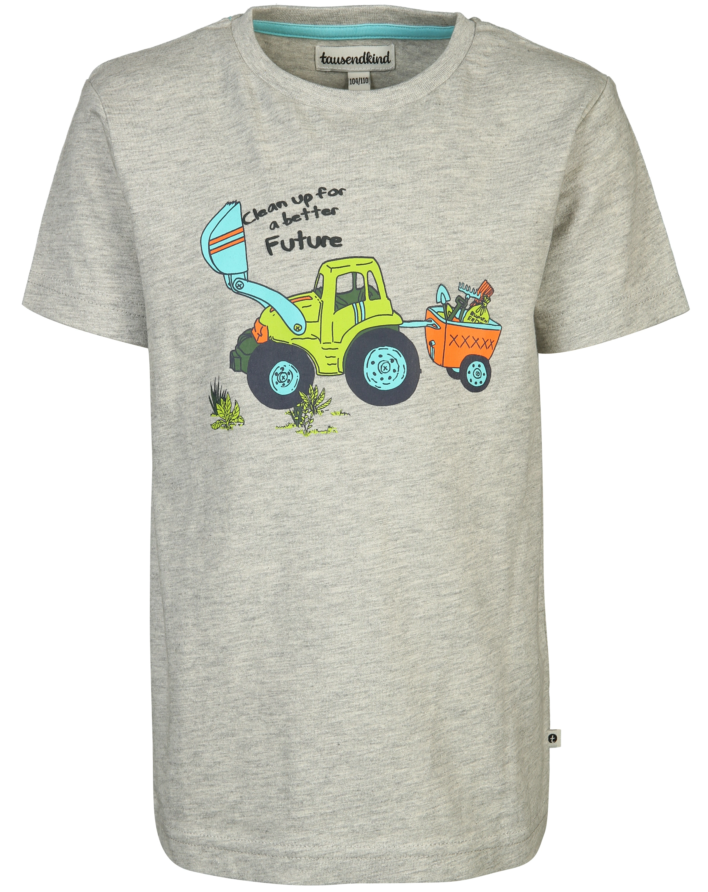 T-Shirt CLEAN UP in grau