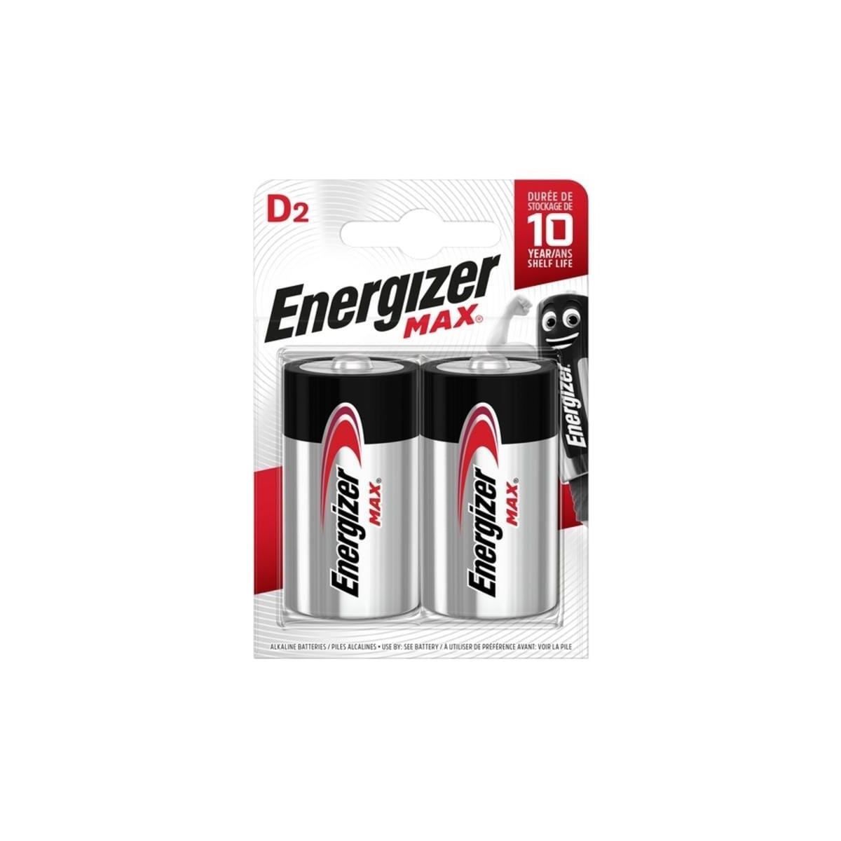 Batterier Energizer Max LR20 (2 pcs)