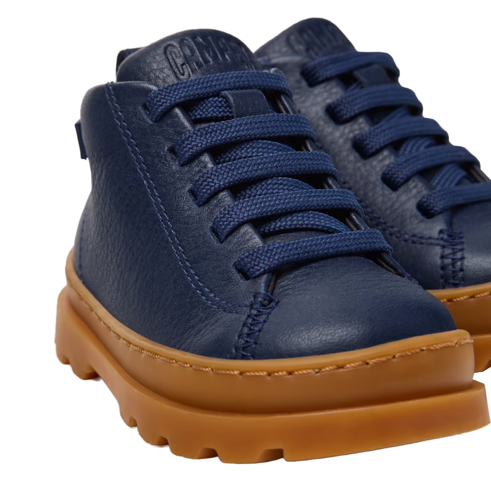 BRUTUS - Bottines à lacets en cuir | Bleu