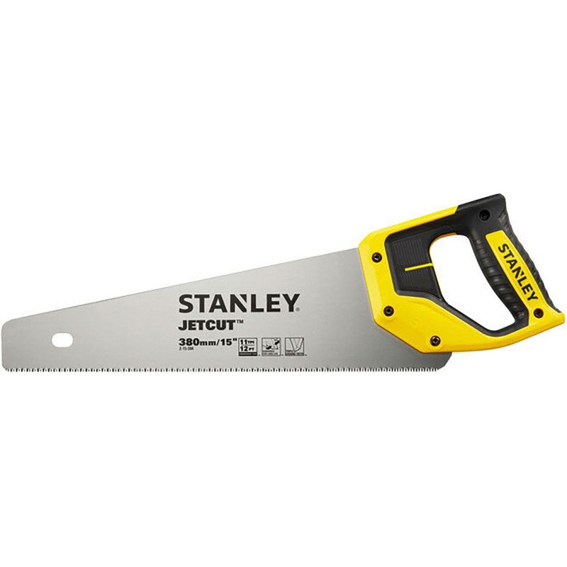 Scie égoïne Stanley Jetcut coupe fine 55 cm
