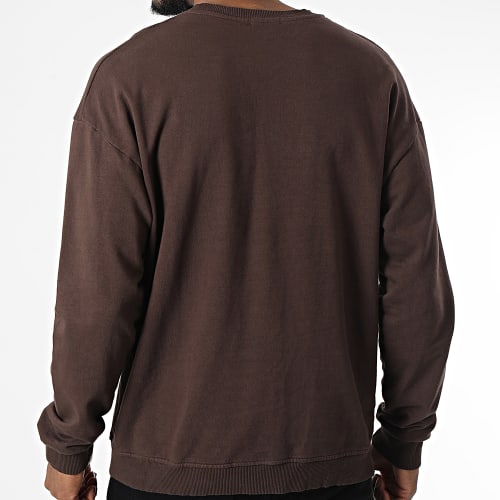 Sweat Crewneck D7416 Marron