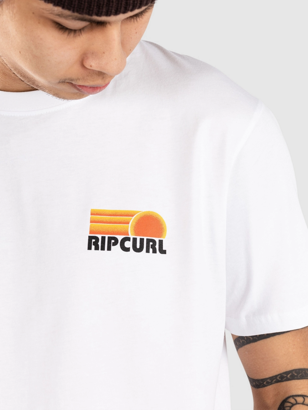 Rip Curl Surf Revival Stacked T-Shirt white