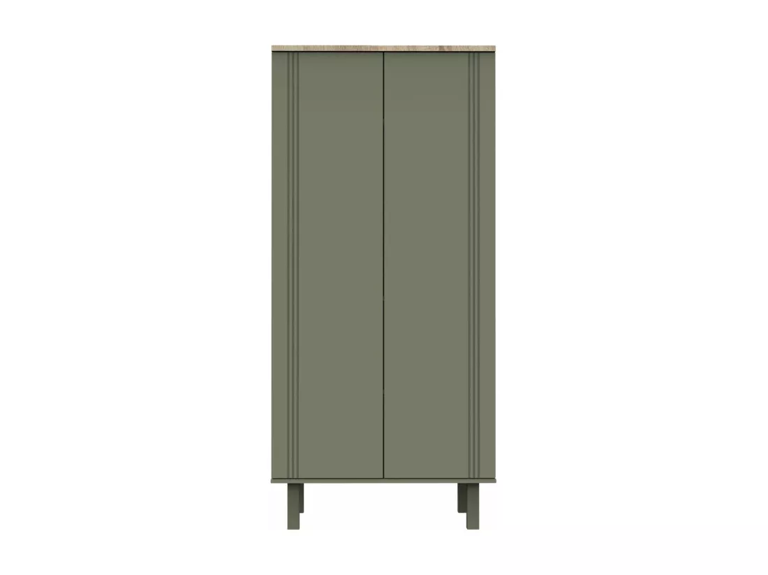 Armoire 2 portes Eléonore - Kaki