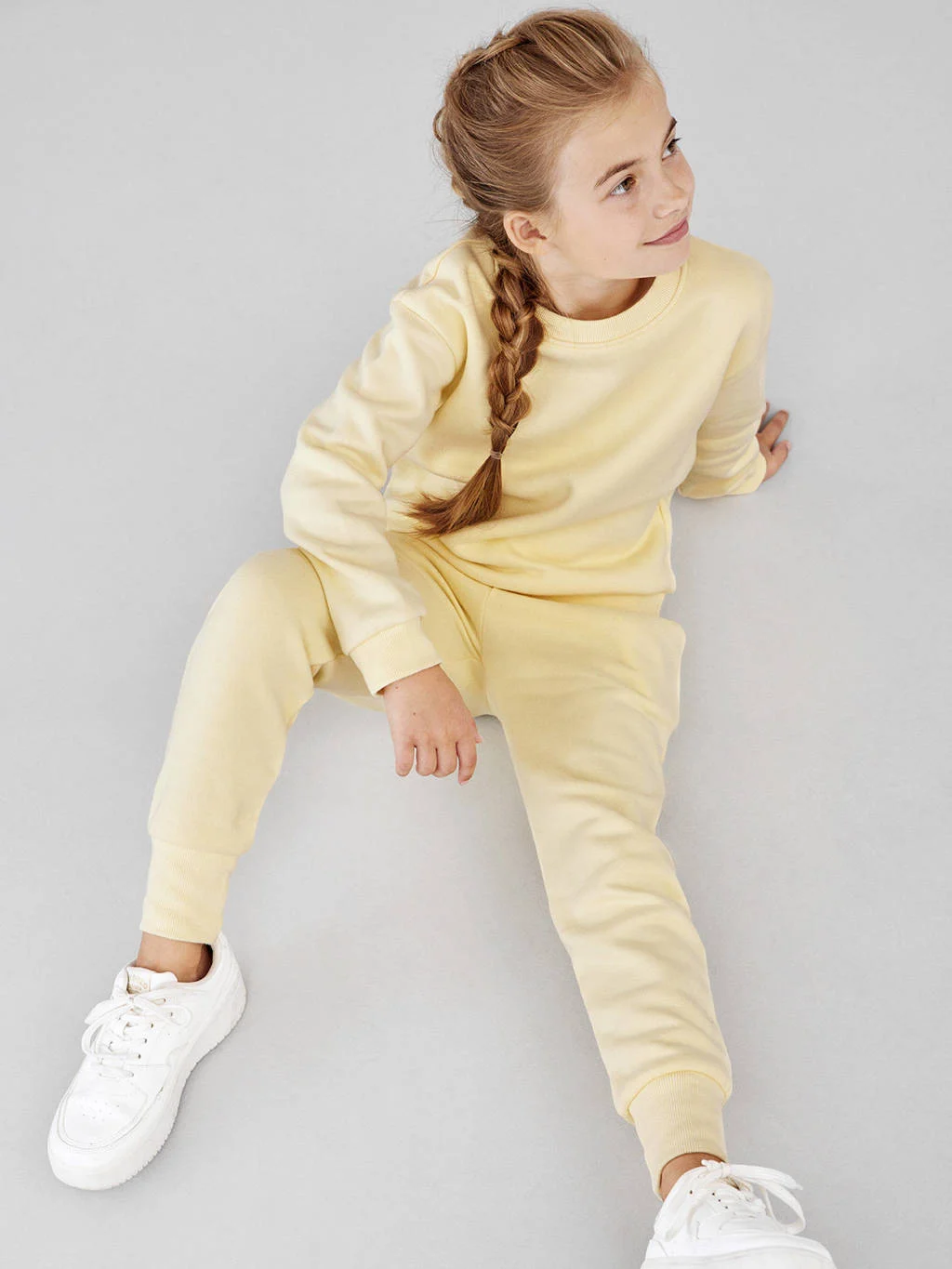 NAME IT regular fit joggingbroek NKFLENA met katoen geel