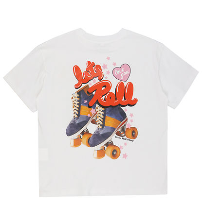Stella McCartney Kids T-Shirt - Weiß m. Print