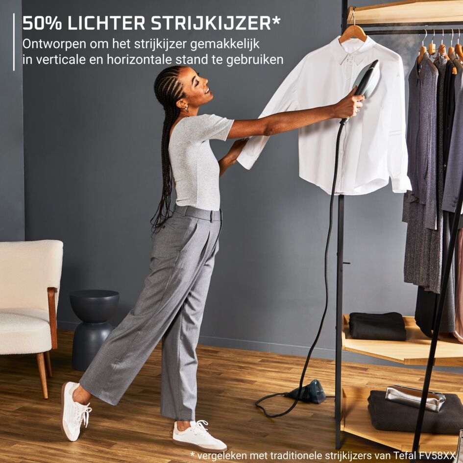 Duo Power JF4031 2-in-1 stoomstrijkijzer en kledingstomer