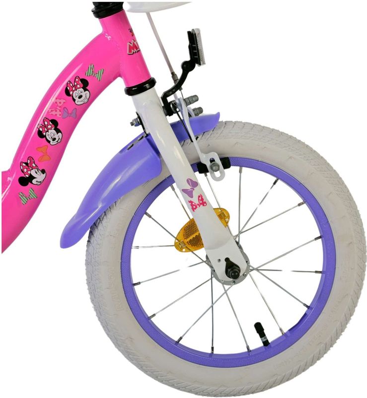 Disney - Minnie - Kinderfiets - Roze - 14 Inch