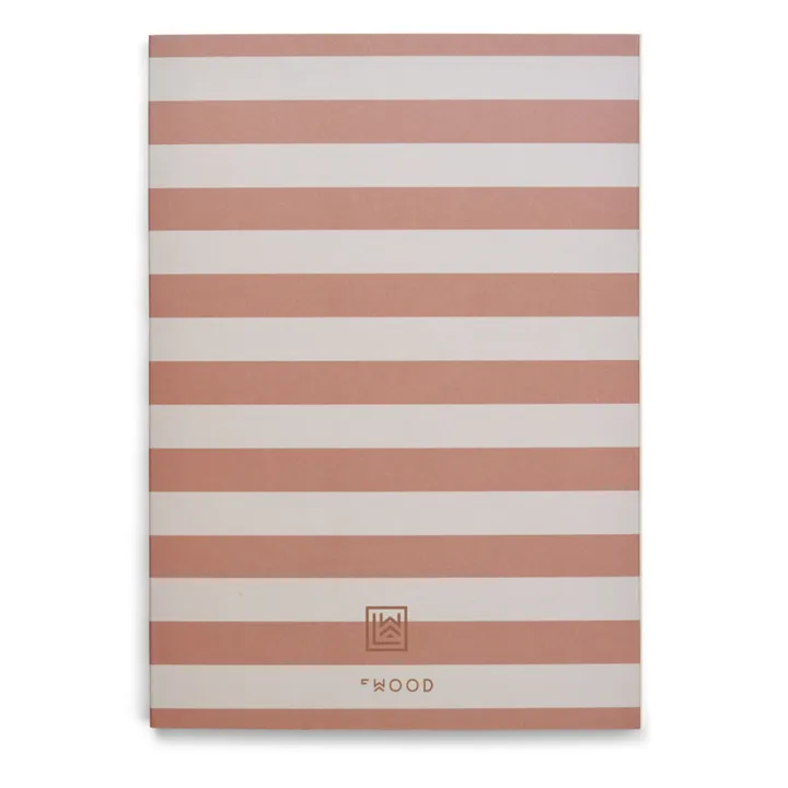 Liewood Carnet A4 Jae | Stripe Tuscany rose/Sandy