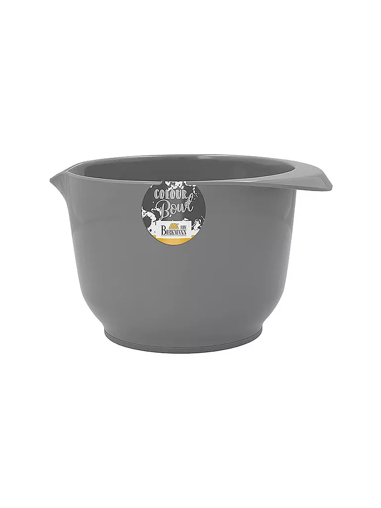 RBV BIRKMANN Rühr- & Servierschüssel 1,5L Colour Bowl Grau grau