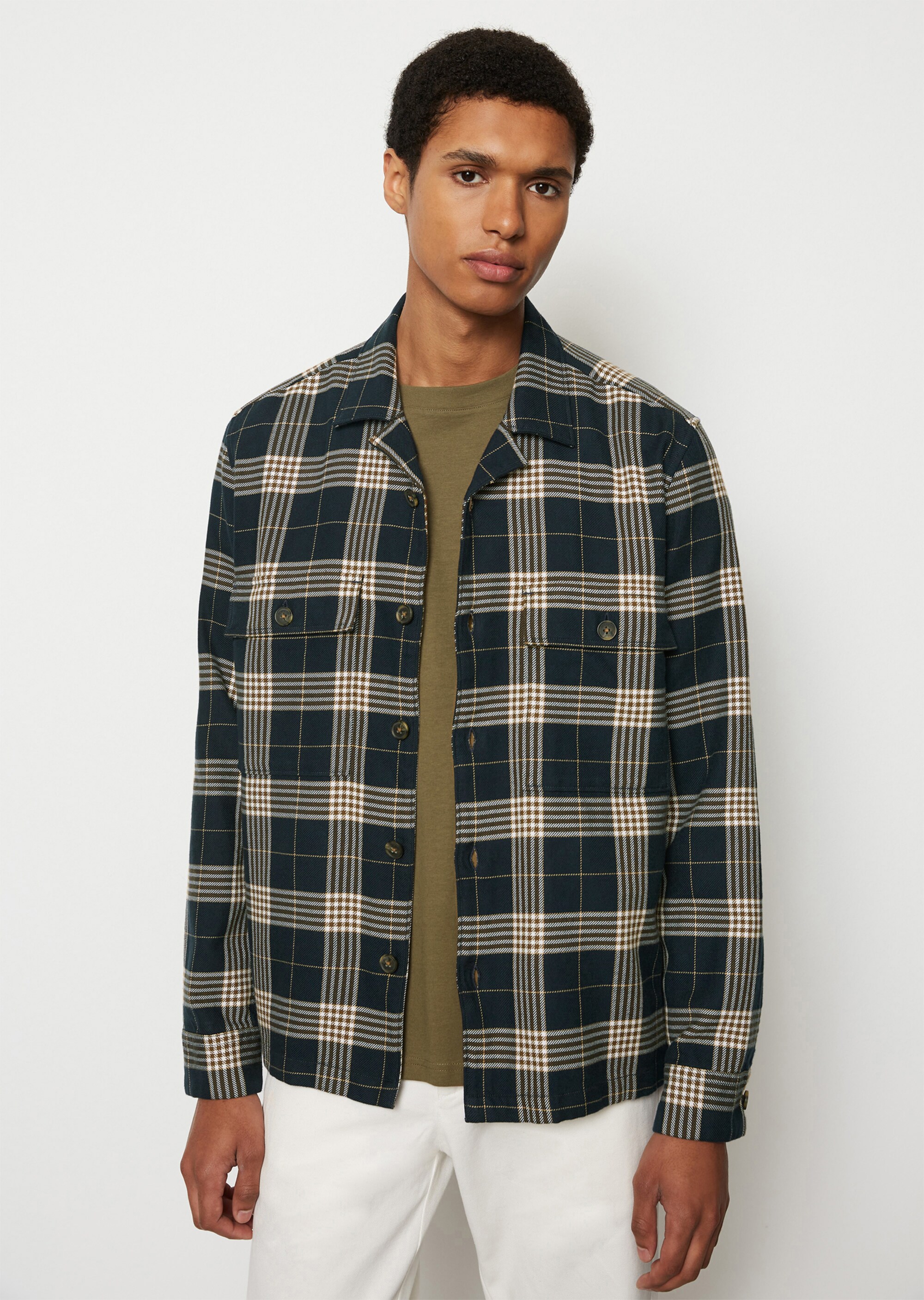 Overshirt aus kräftigem Bio-Baumwoll-Twill