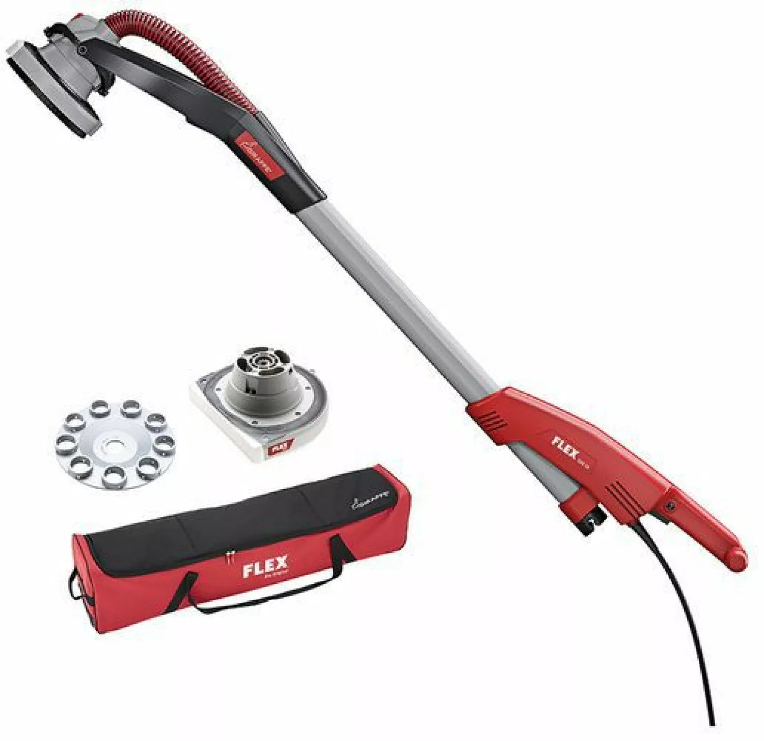 Flex GDE 10 Set Thermo-Jet Wand- en plafondschuurmachine Giraffe® met wisselkopsysteem voor beton