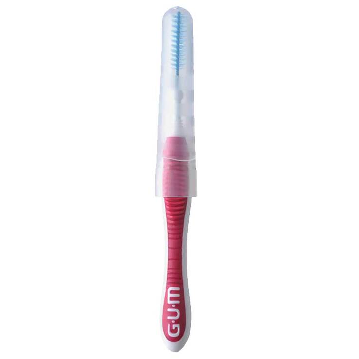 GUM Trav-Ler 1,4mm Kerze pink Interdental + 6Kappen, 6 St
