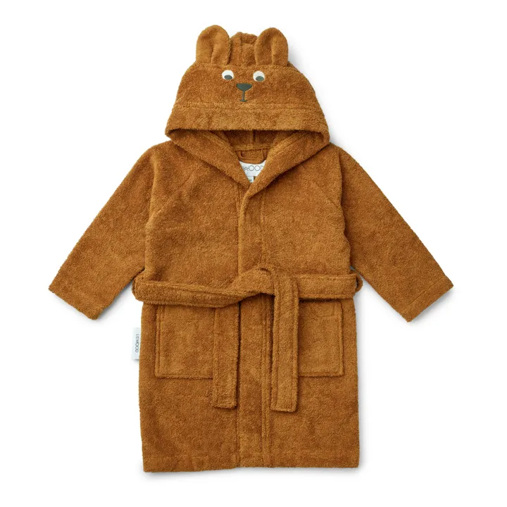 Liewood Peignoir Lily en éponge de coton bio | Caramel
