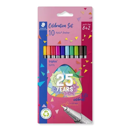 STAEDTLER® triplus® 334 Fineliner Birthday 10er Etui