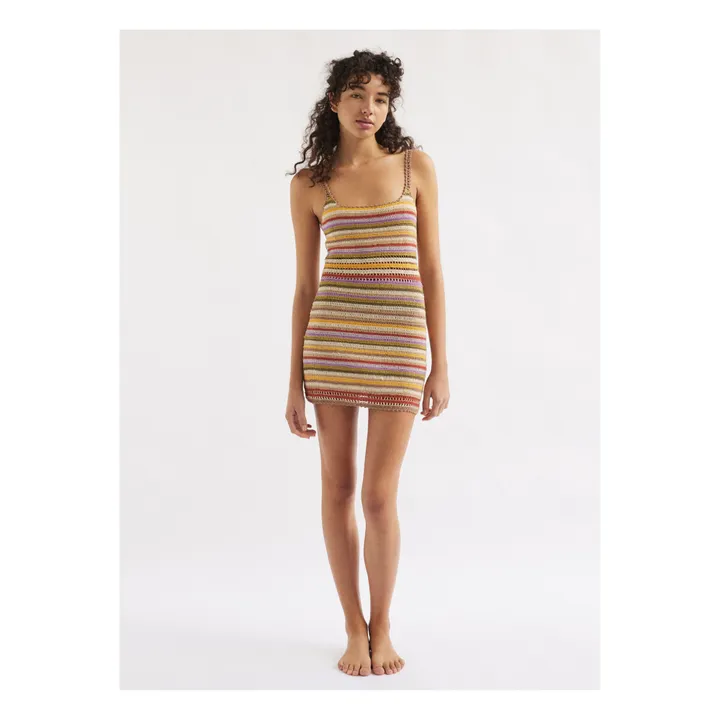 She Made Me Robe Rahi Mini Crochet | Taupe