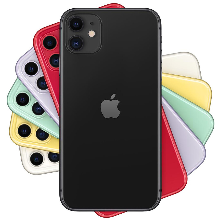 Apple iPhone 11 (noir) - 64 Go · Reconditionné