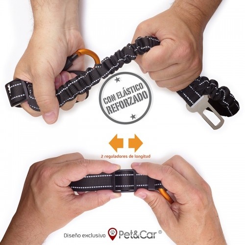 Cinto de segurança para carro Pet&Car Tango preto para cães