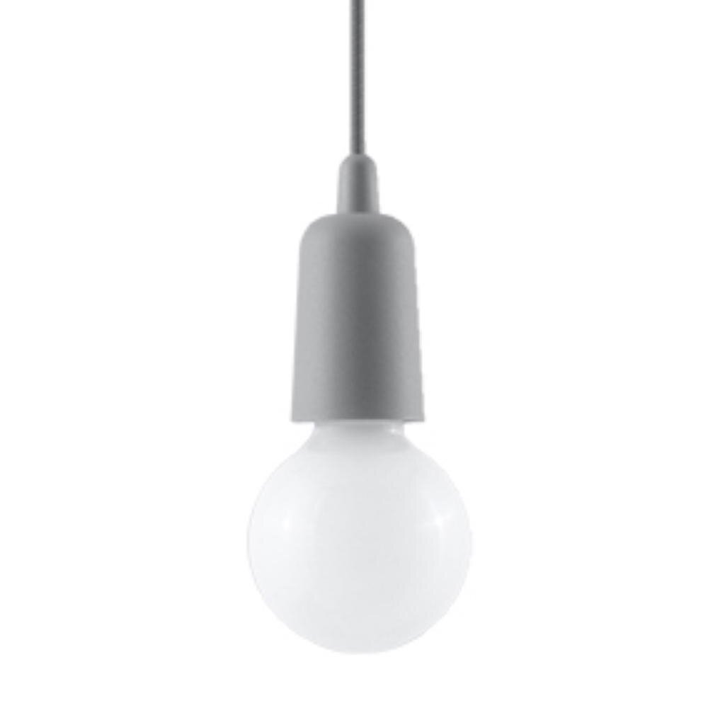 famlights | Dani hanglamp in grijs, E27, 1-lichts