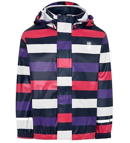 LEGO® Wear Regenjacke - PU - Jamaica 102 - Lila/Weiß/Fuchsia ges