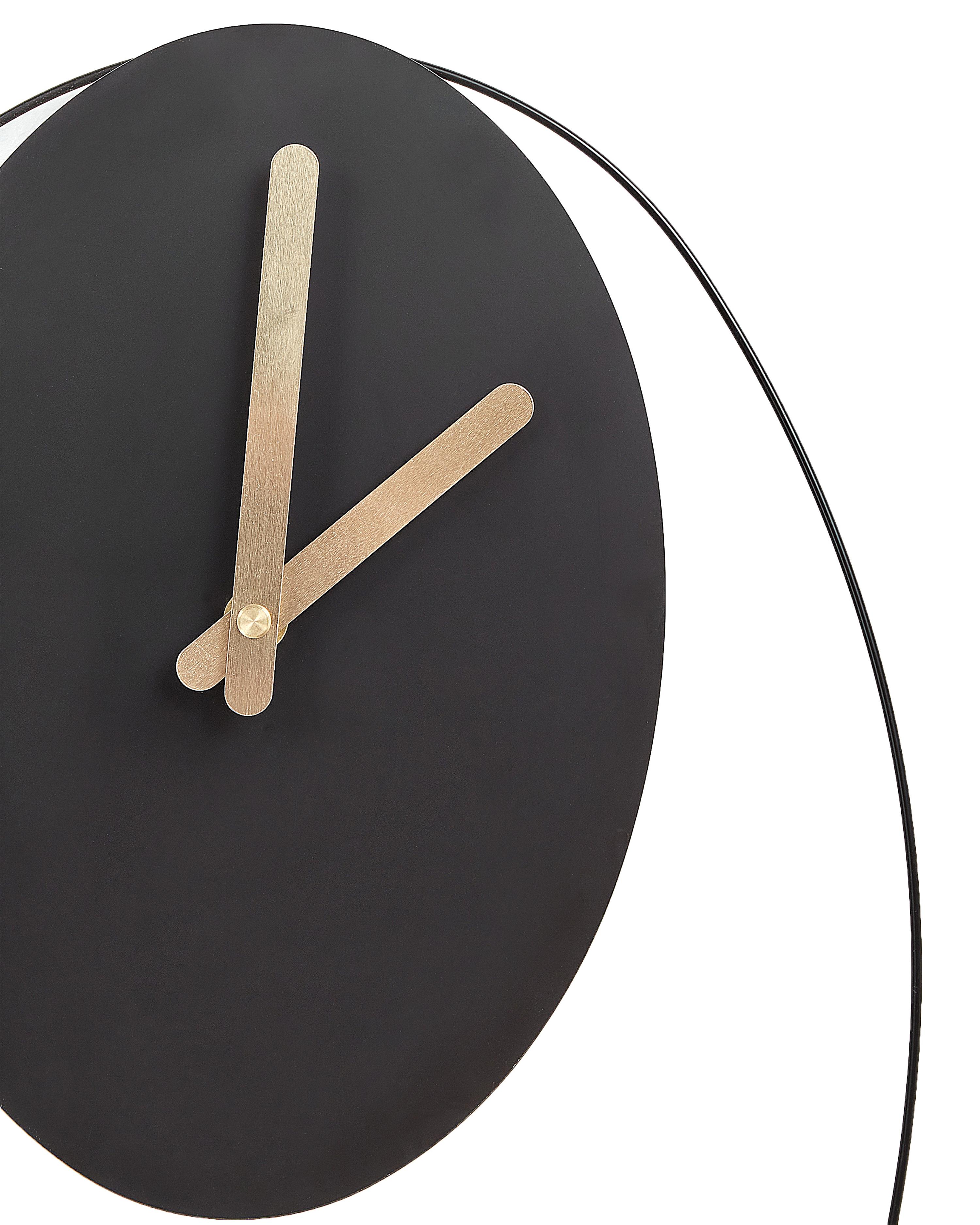 Wandklok MANIGOD 32 cm Metaal Zwart