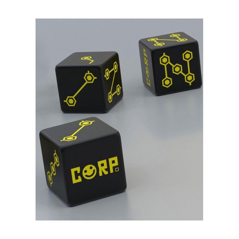 3 dices Corporation (noir et jaune)