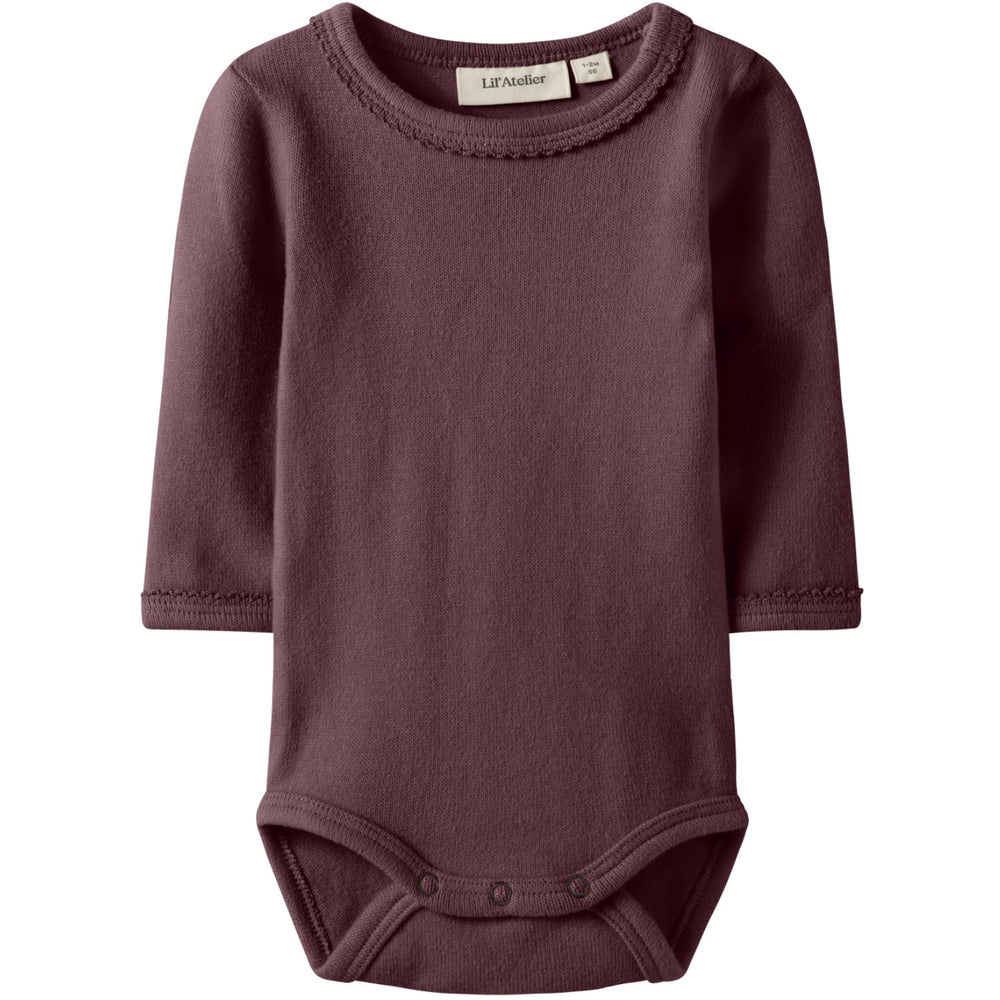 Køb Lil'Atelier Catawba Grape Nbfthora Haf Ls Slim Body Lil