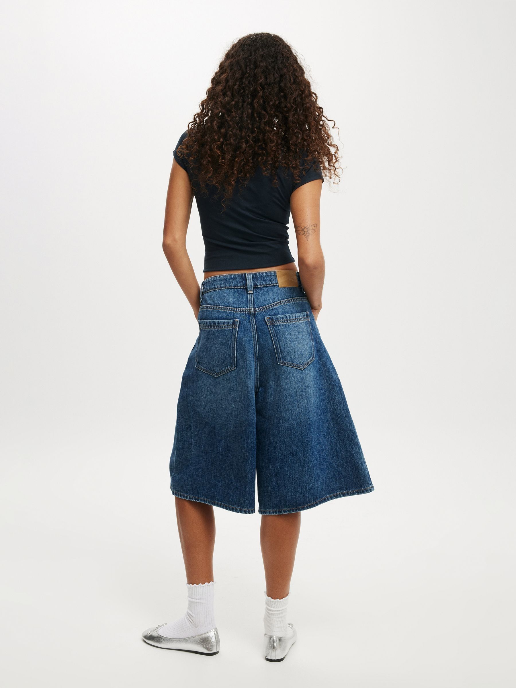 Blauw - Cotton On Lyocell Wide Denim Jeans