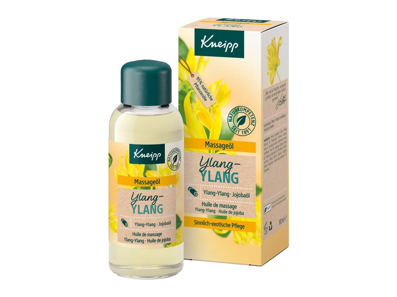 Kneipp Massageöl Ylang-Ylang 100 ml Natürliches Massage- und Pflegeöl für sinnlich-exotische Momente