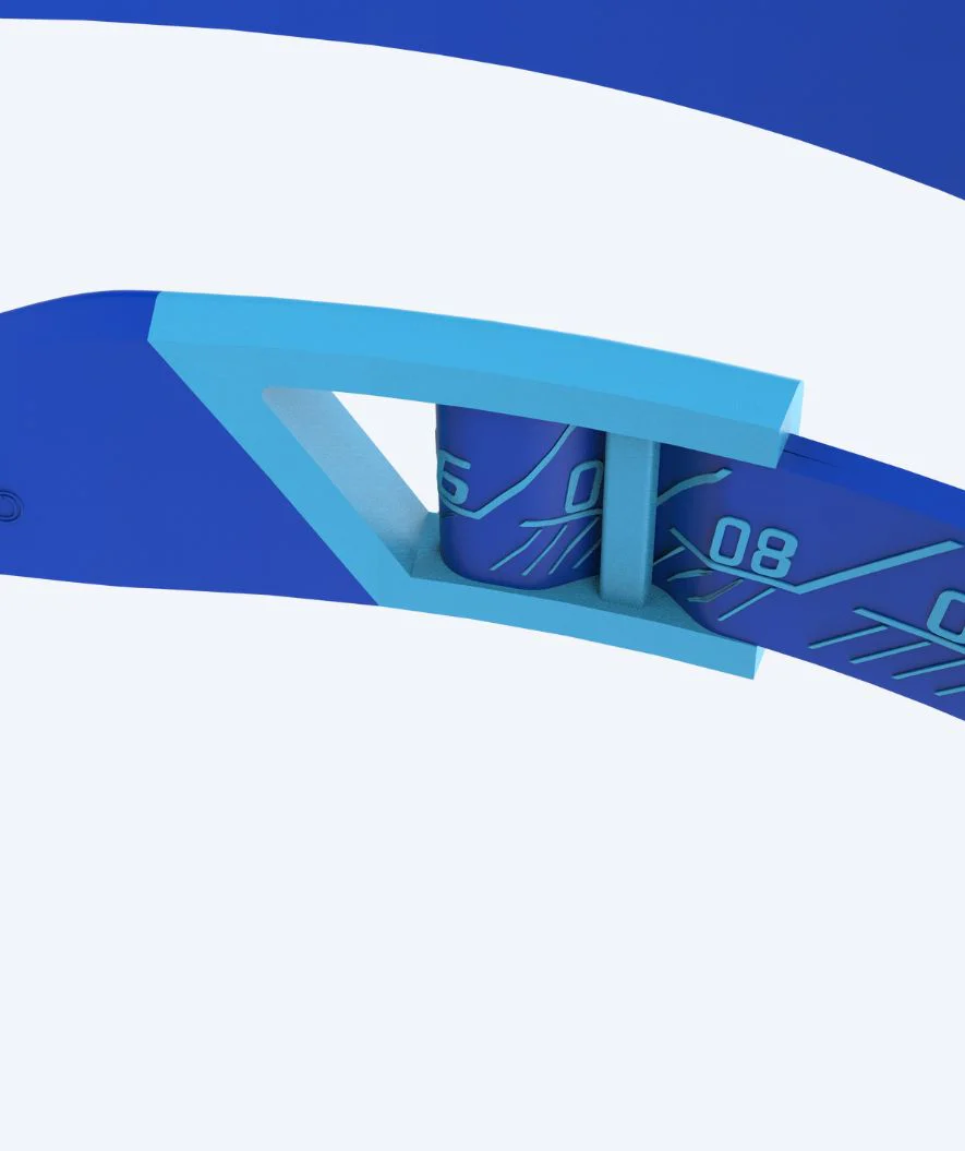 Speedo konkurrence svømmebriller til børn (6-14) - Fastskin Hyper Elite Mirror - Blå