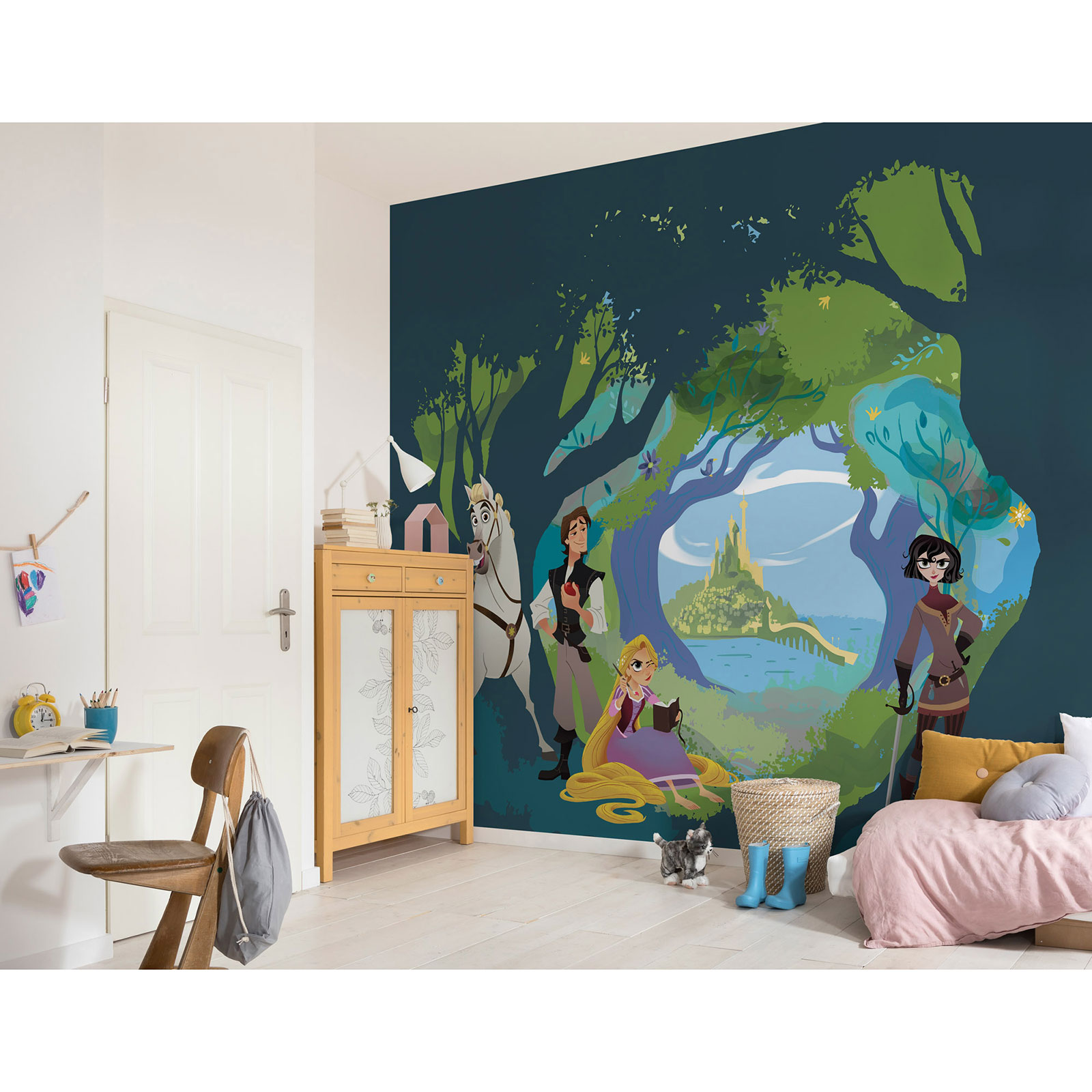 Vlies-Fototapete TANGLED - bunt - 350x280 cm