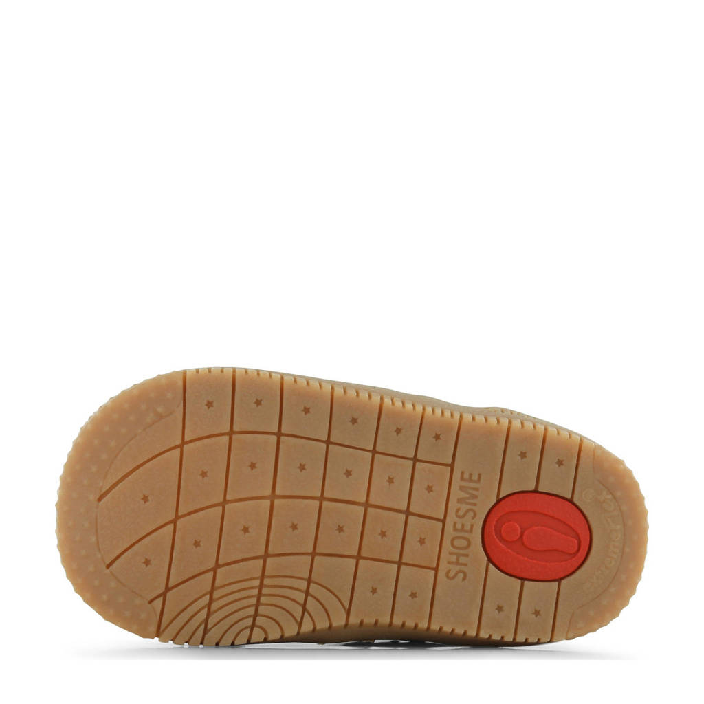 Shoesme leren veterboots oker