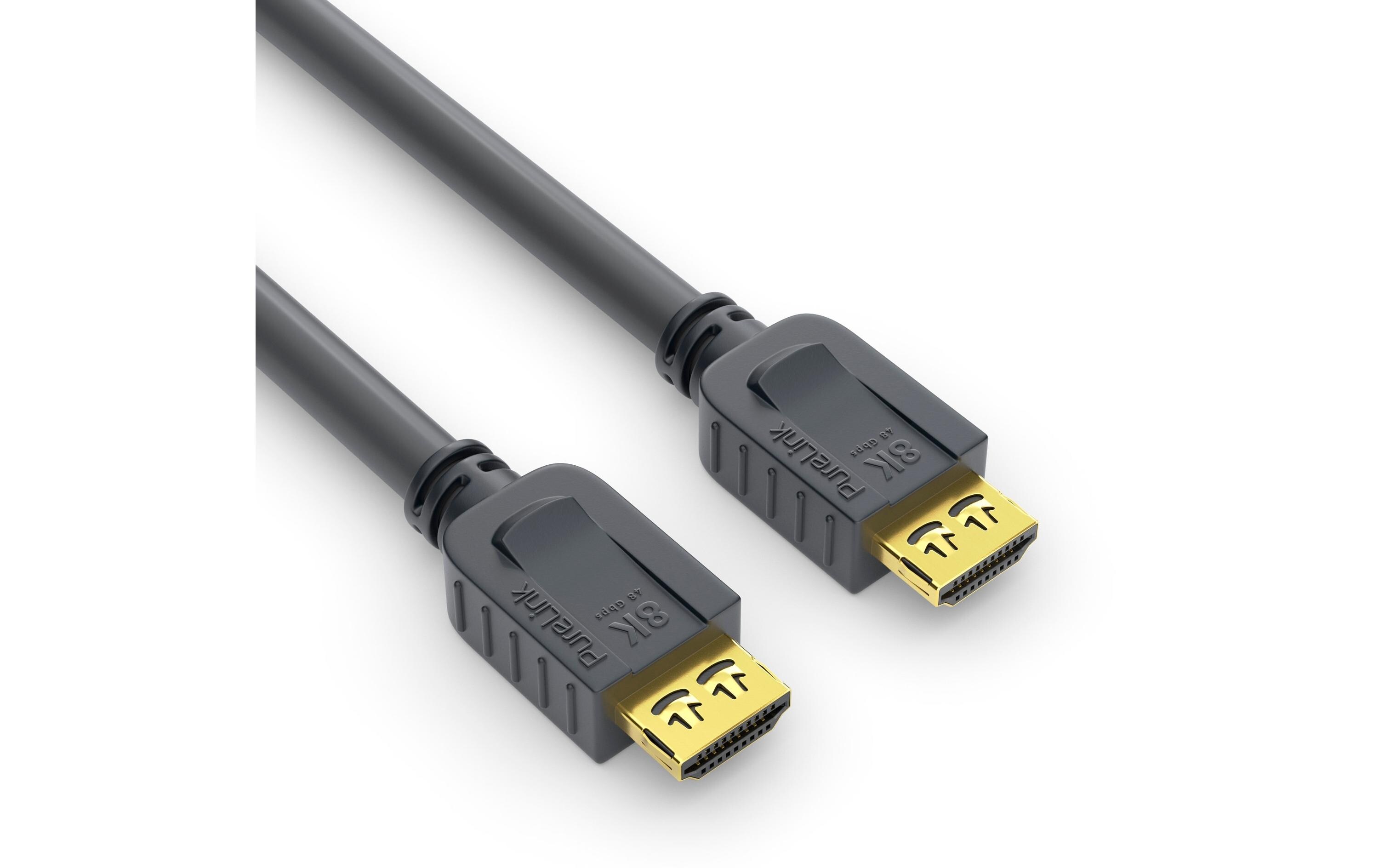Kabel Zert. 8K Ultra High Speed HDMI - HDMI, 2 mZertifiziertes 8K Ultra High Speed HDMI Kabel mit Ethernet Kanal