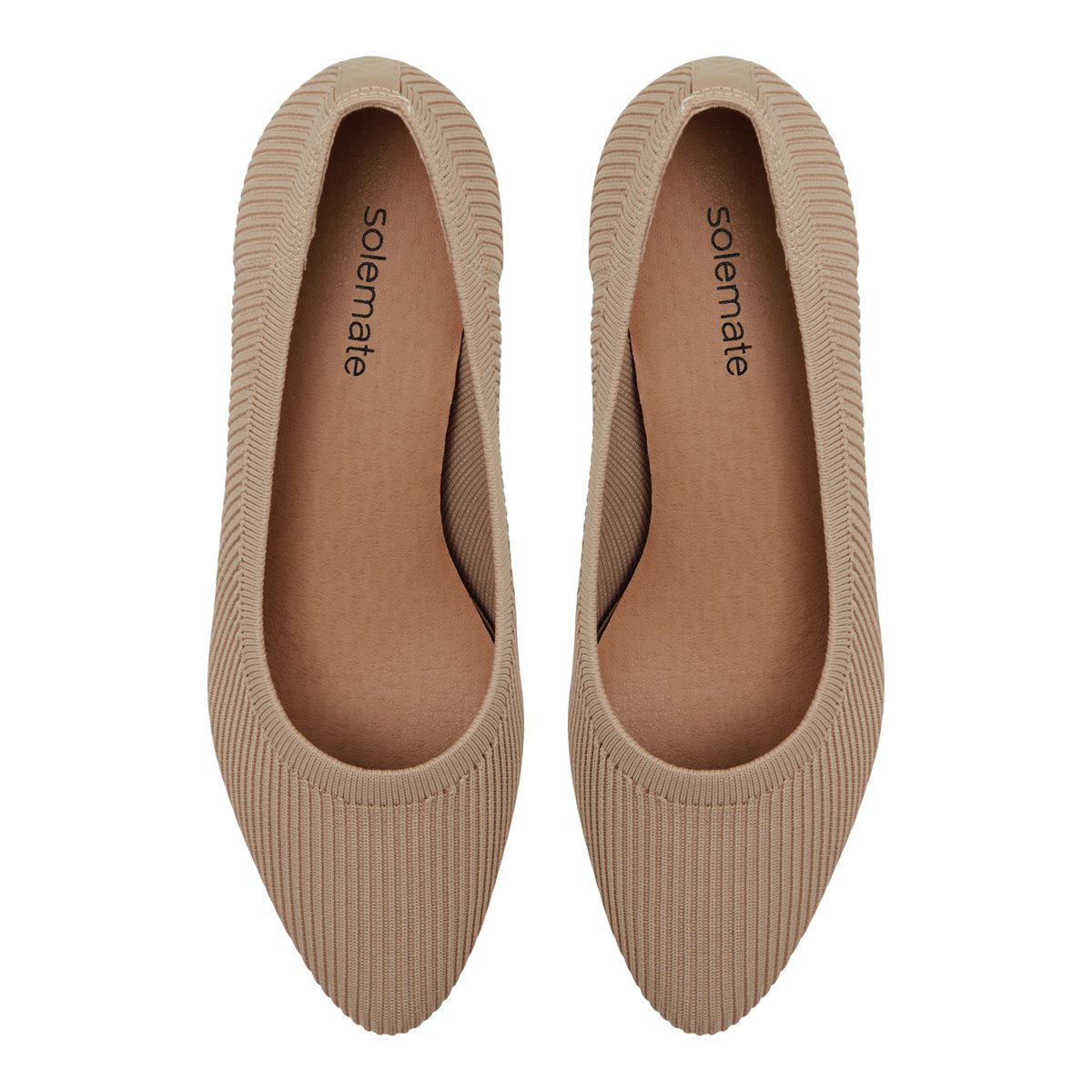 SOLEMATE-Albaleladar-Talons hauts/Escarpins - Talon Cône - Beige