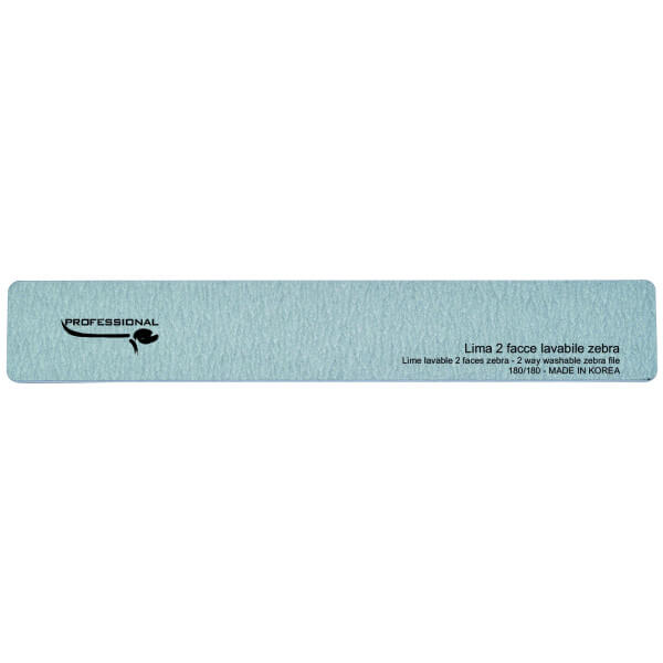 Lime rectangulaire zebre - grains moyens 180/180