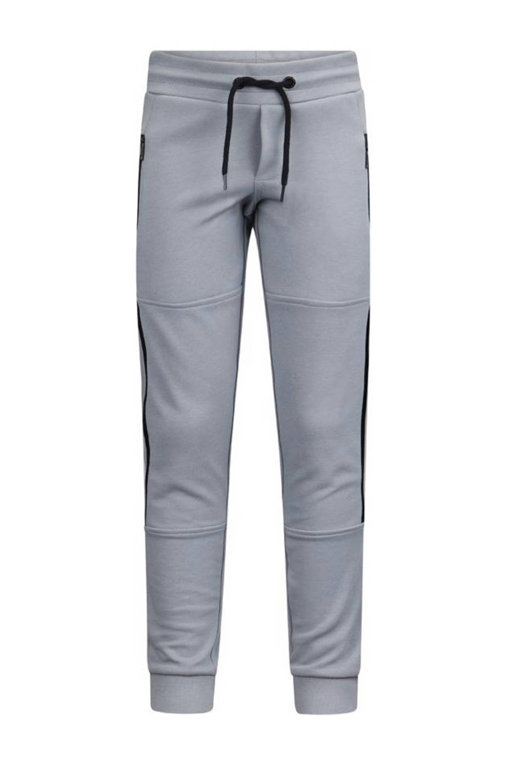 Retour Jeans slim fit joggingbroek Valentijn lichtgrijs