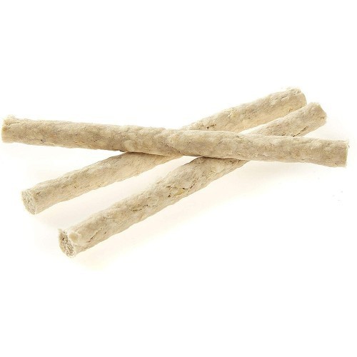 Pastilhas refrescantes para hálito de cães com sabor de menta.