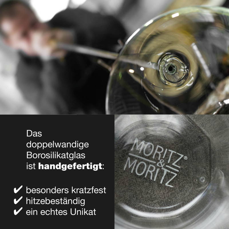 Moritz & Moritz Barista Kelch Glas Set 4 tlg.