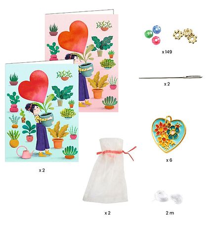 Djeco Smykkes?t - Heart Threading