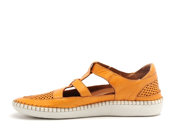 Coco abricot ballerines femme merceuil orange